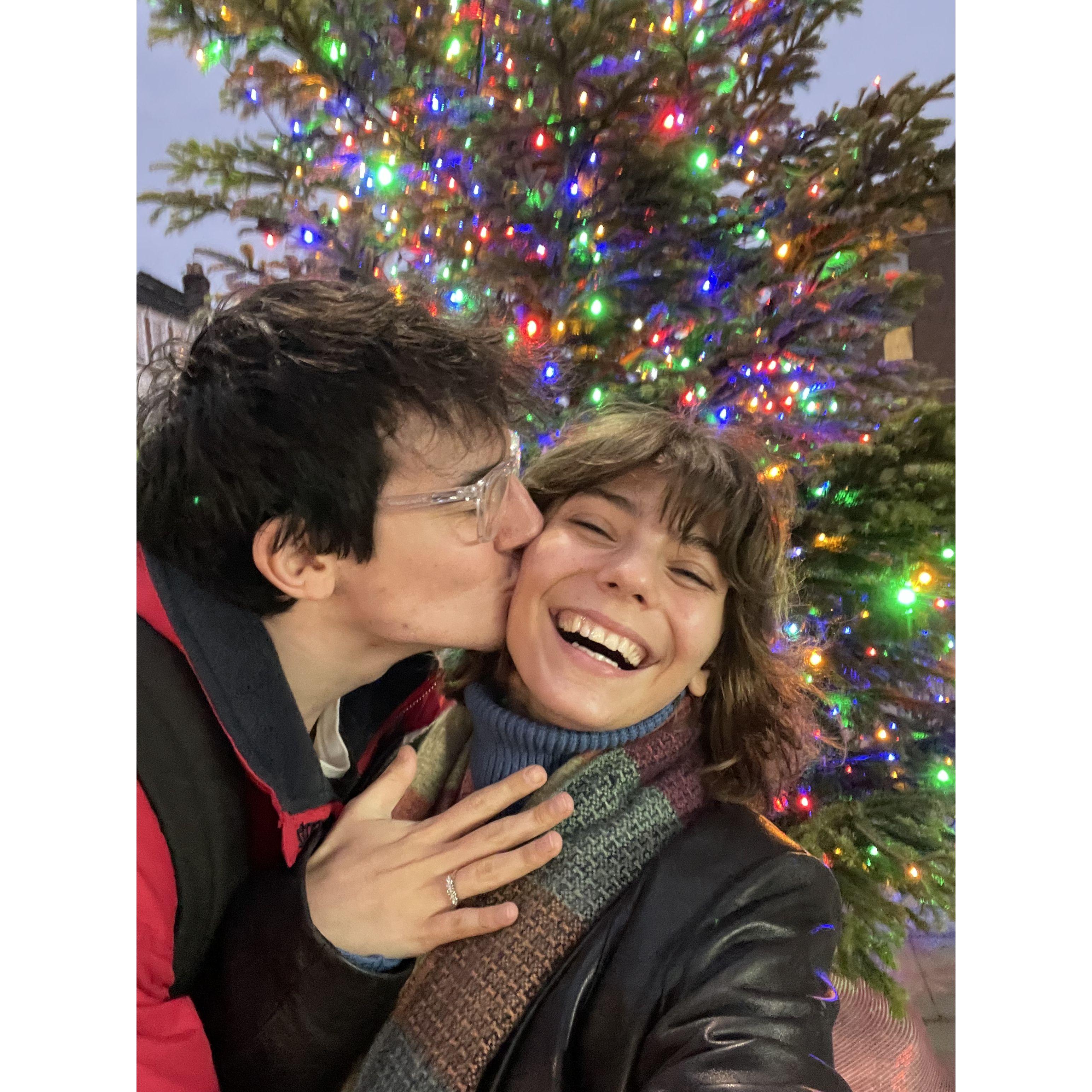 we got engaged!