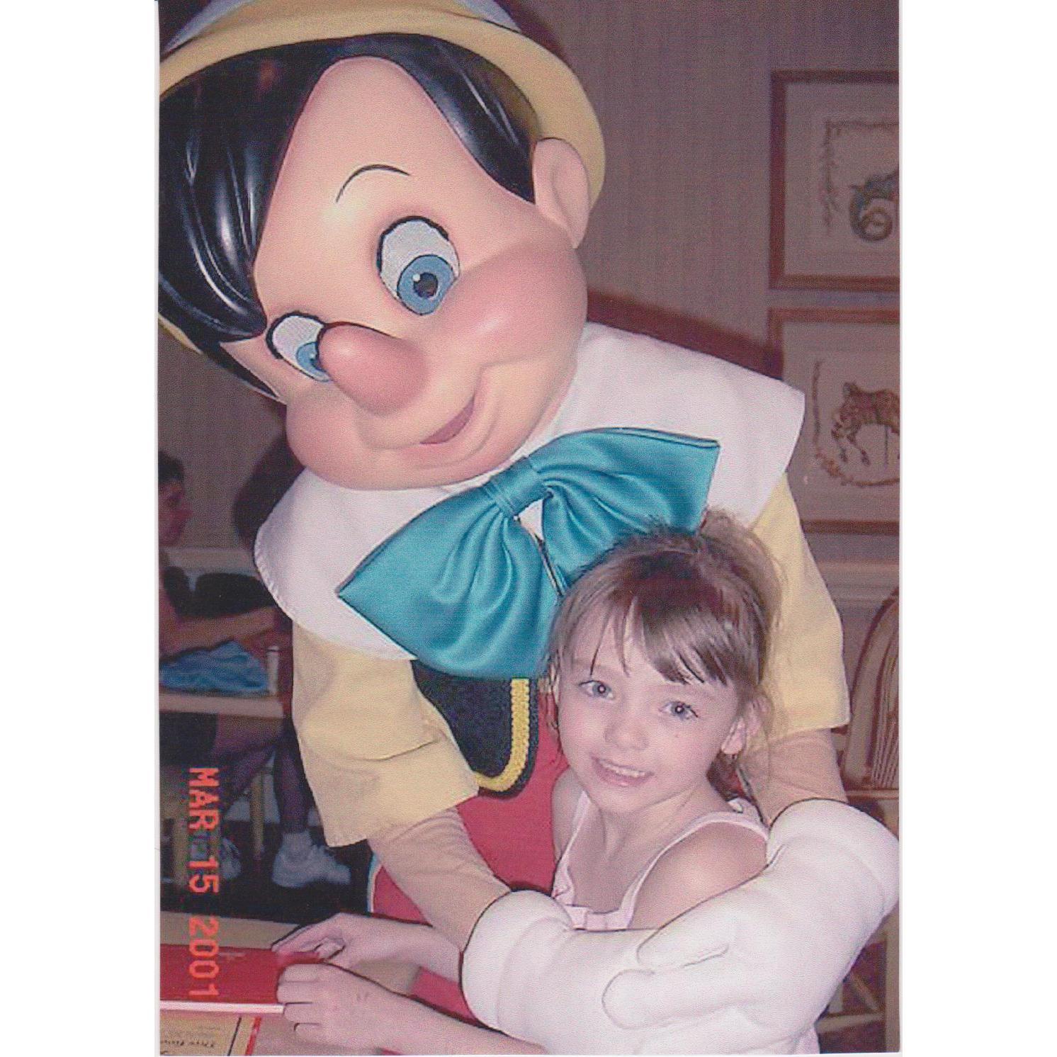 The bride at Disney