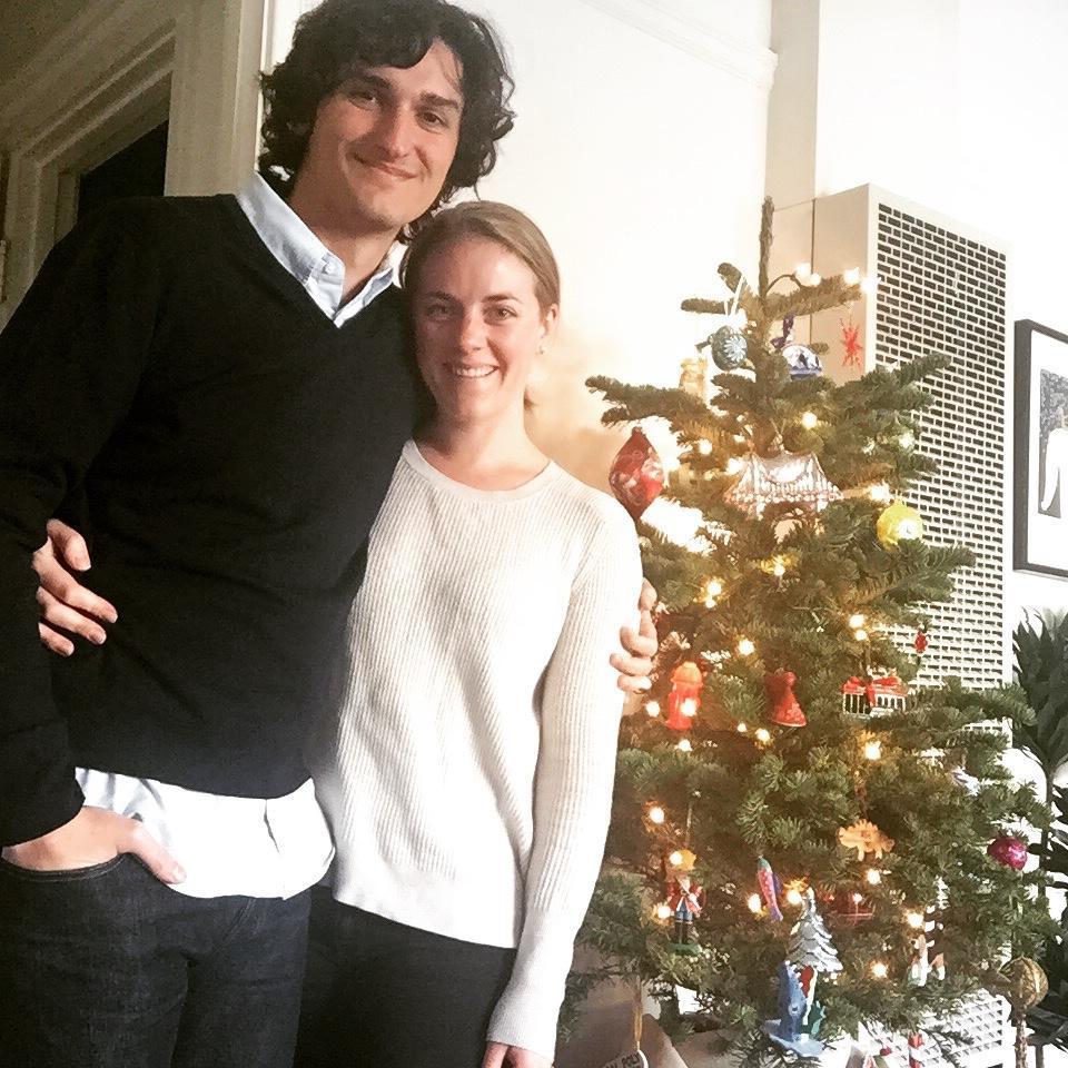 First Christmas tree in first apartment together, San Francisco. November 2015.