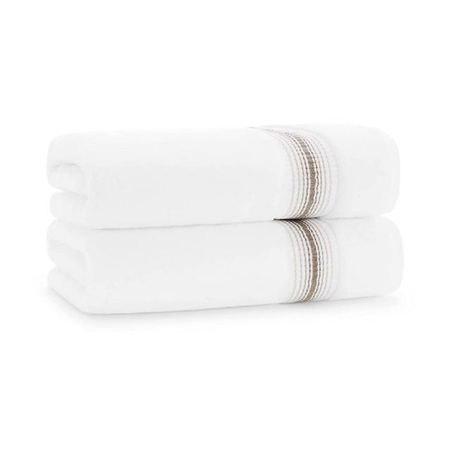 Aston & Arden Turkish Bath Towels - (Pack of 2) Oversized Ultra Soft Thick & Absorbent 100% Ring Spun Cotton Bathroom Hand Towel, 600 GSM, for Face, Spa, Home, Hotel, 30 x 60 in, Sand