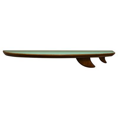 Surf Board Wall Shelf (24"x5") Brown & Green - Pillowfort™