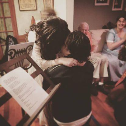 Seconds after getting Engaged
