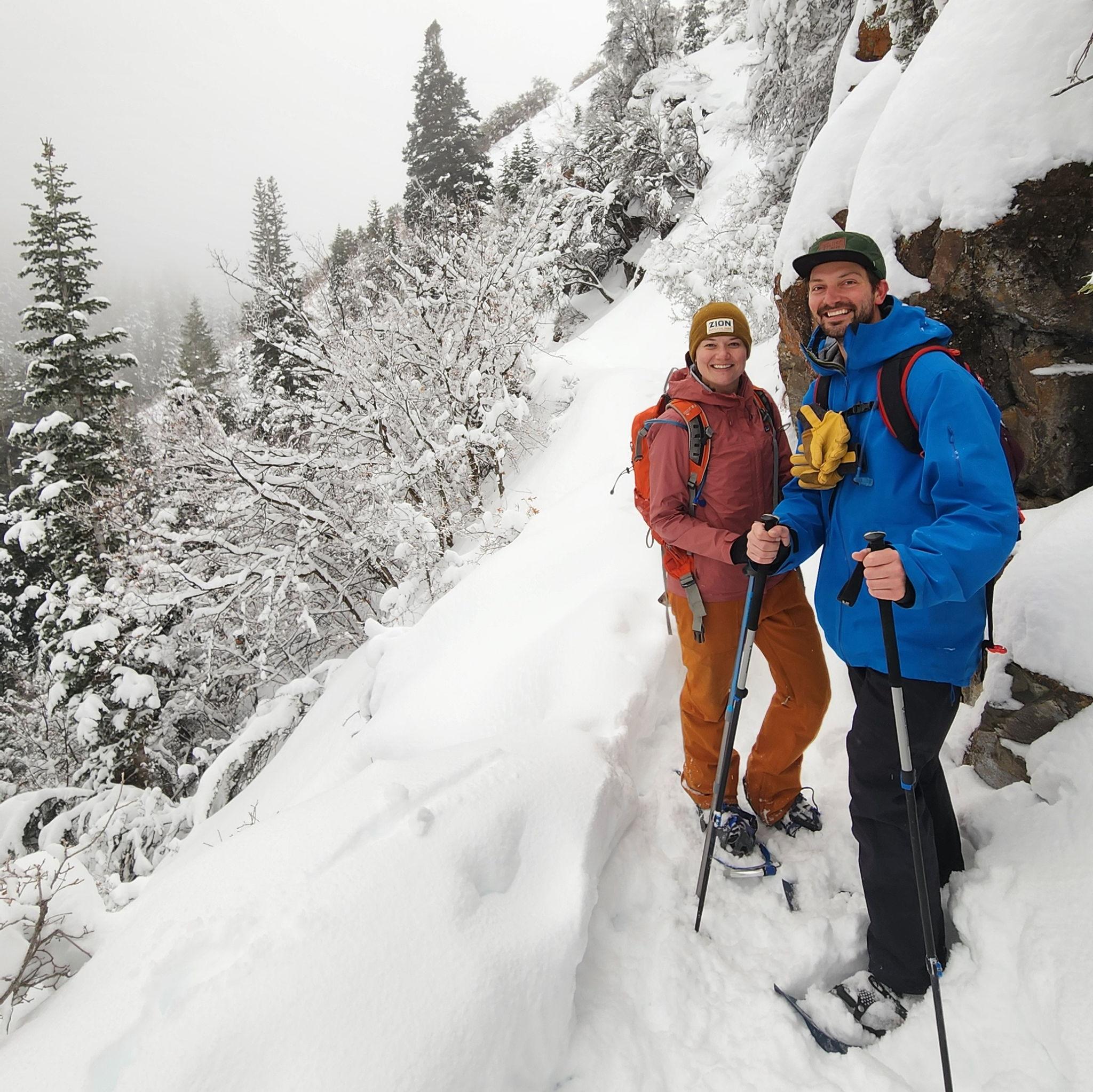 Snowshoeing in Milcreek Canyon