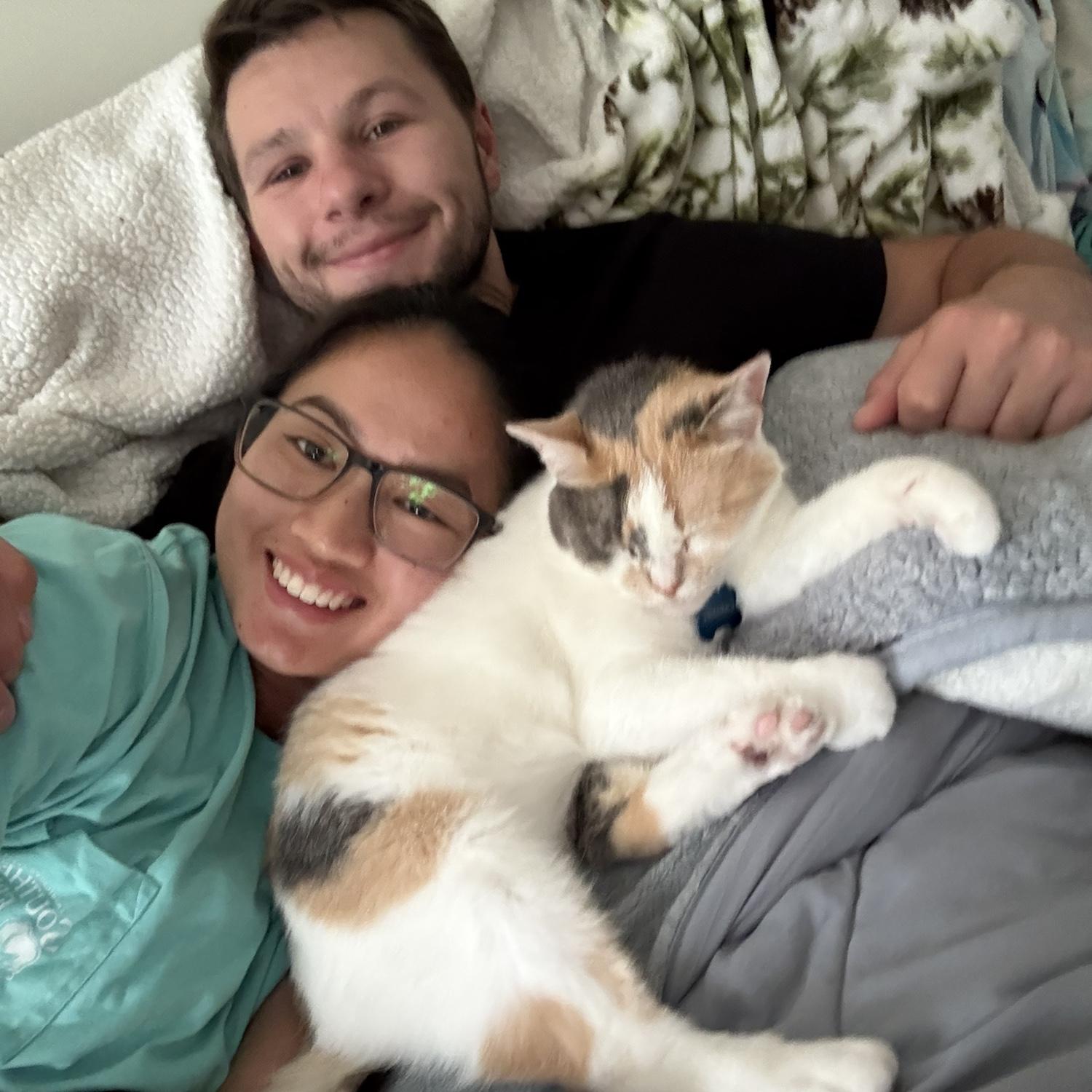 Family cuddle time
