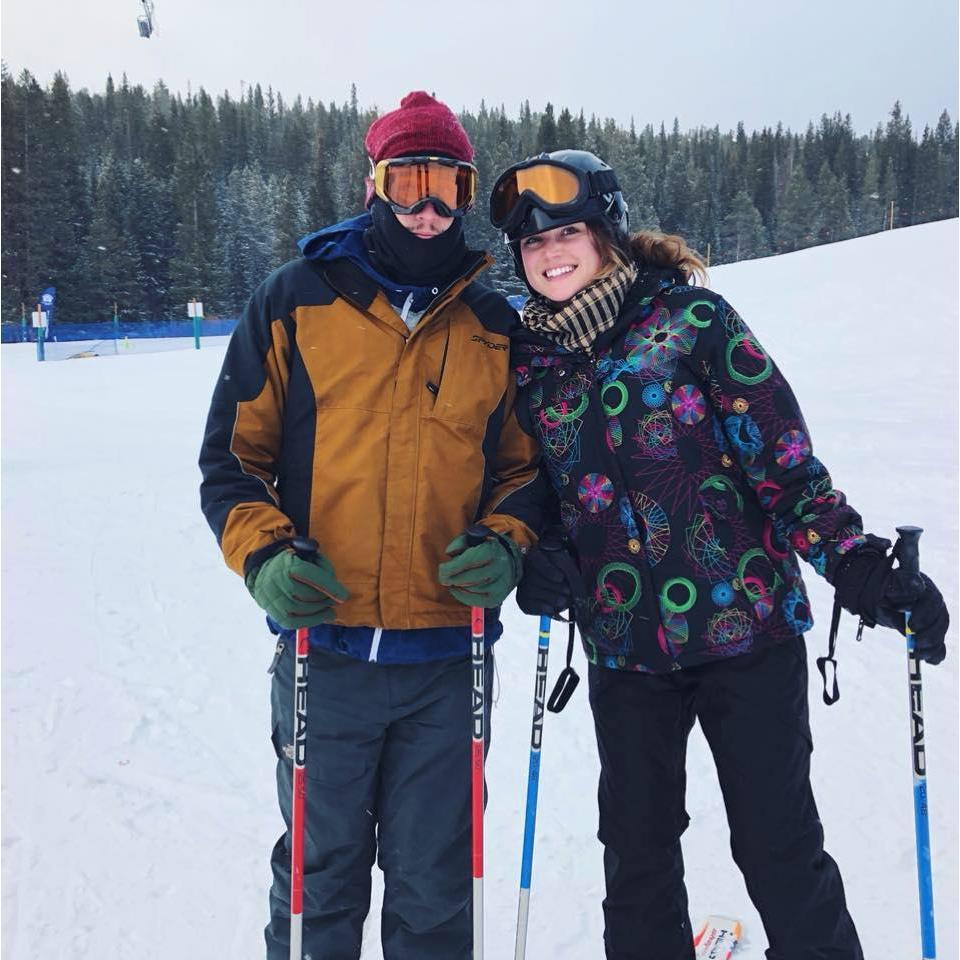 Our first vacation together in Colorado.