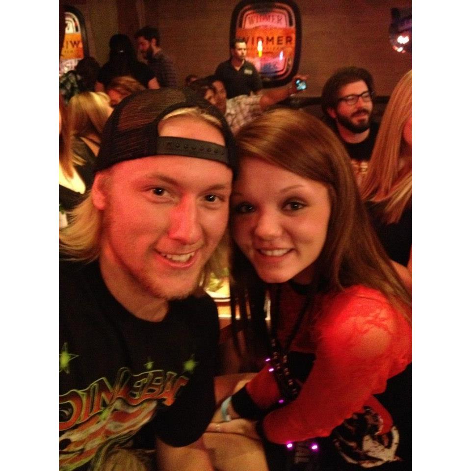 Kanisha's 21st birthday in California. We had been dating for a year.