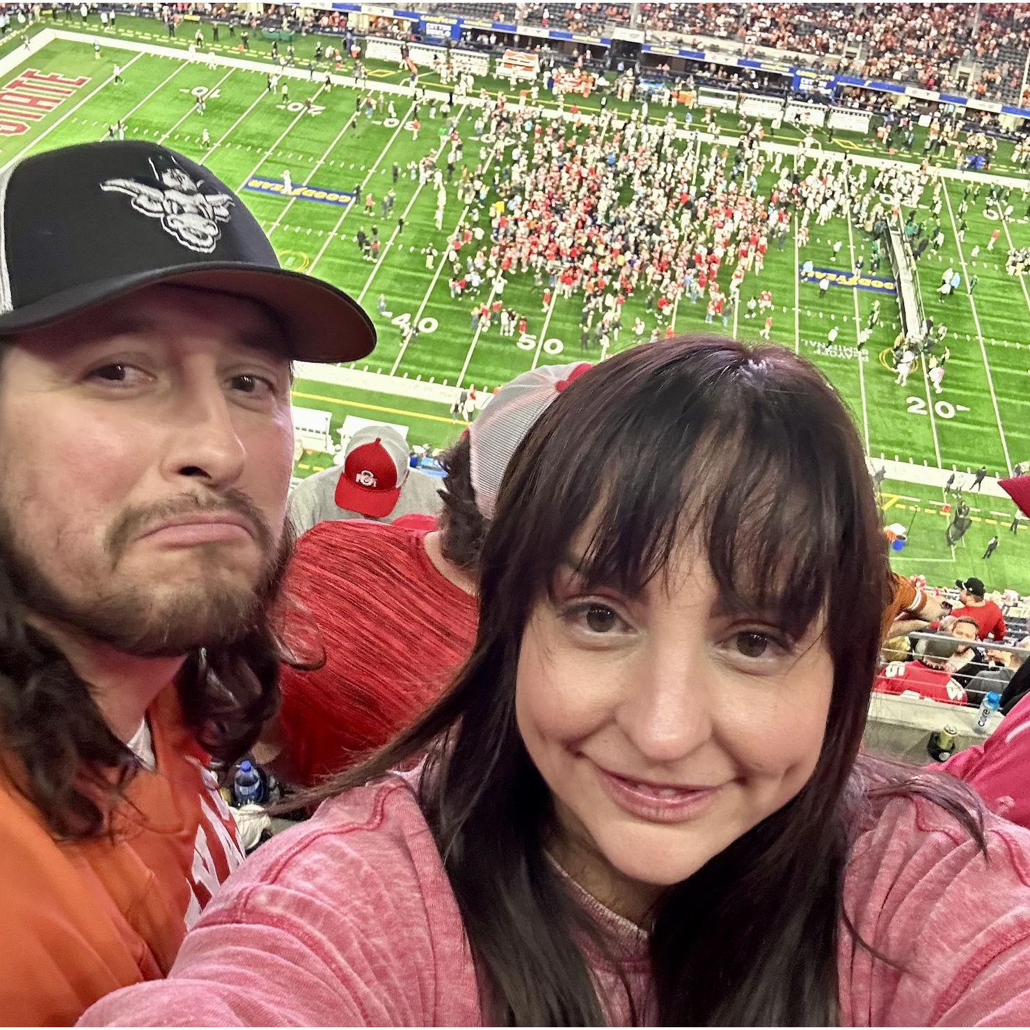 January 10, 2025 - Jonathan realizing aforementioned devastating loss. GO BUCKEYES!!!