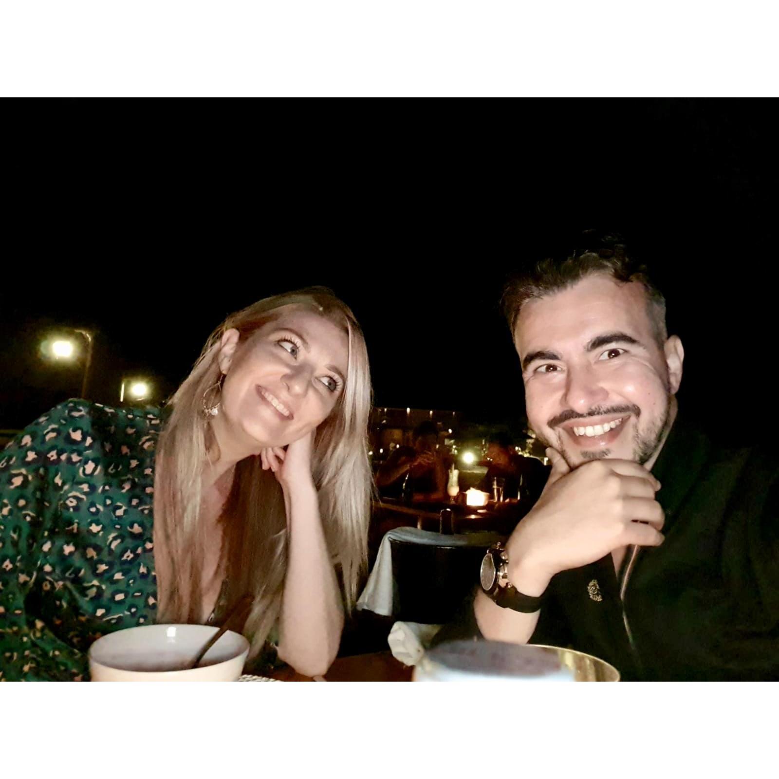He's just proposed, ahhhh!