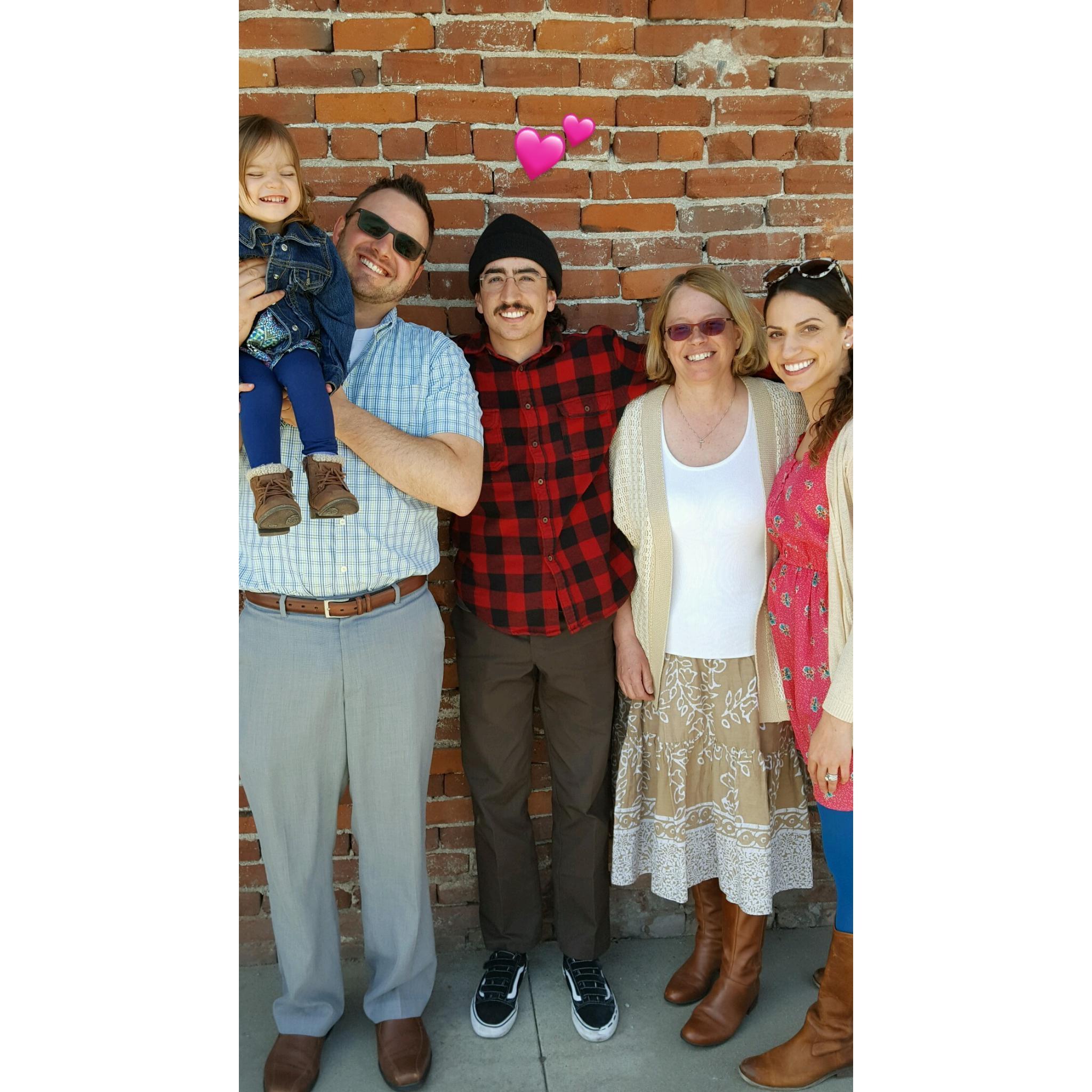Sara, Mom, Sean, Ben, and Sohayla