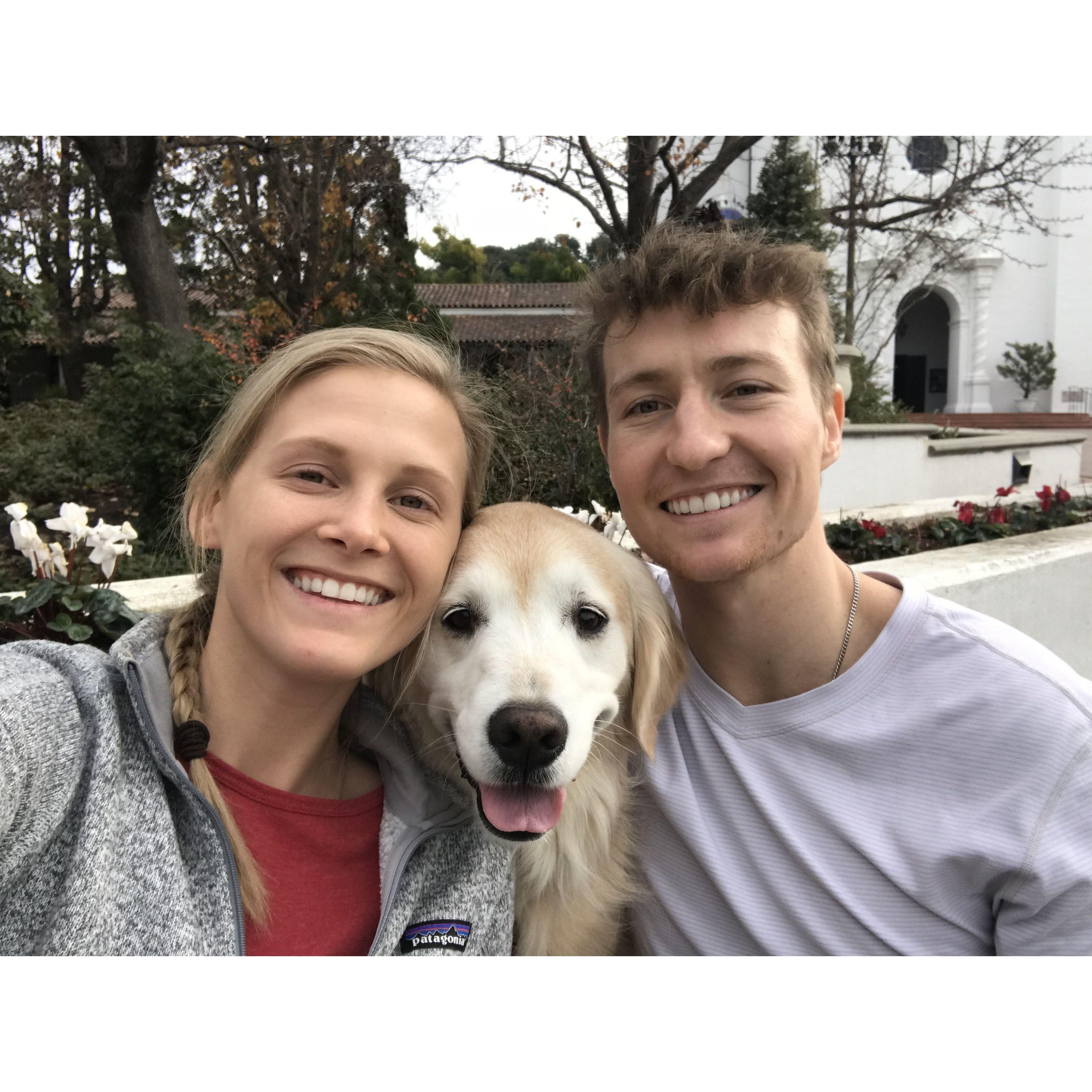 Meeting Maddie (the dog) for the first time