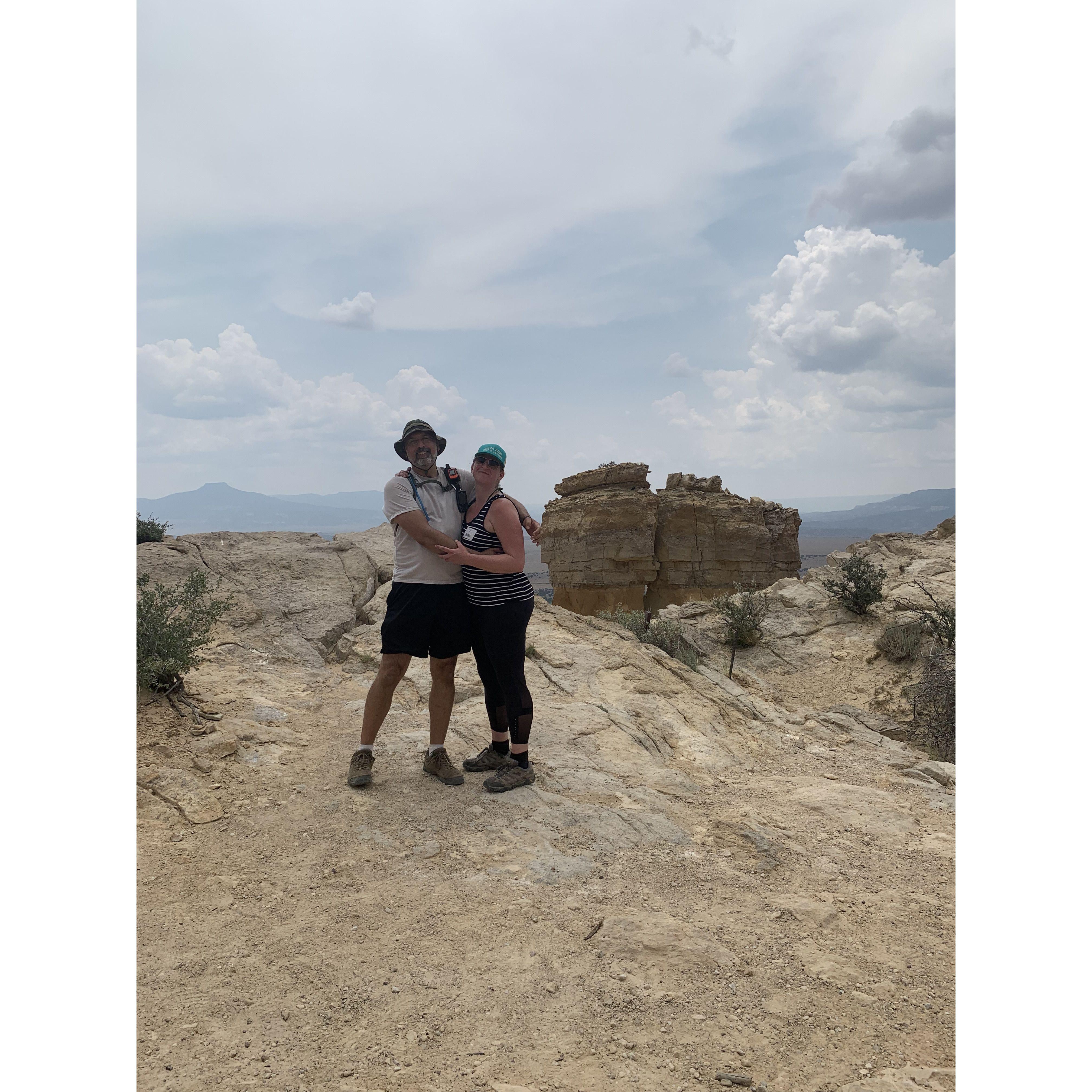 Lisa almost died on this hike, but thanks to quick thinking and calm speaking by Brian, she is still with us today.