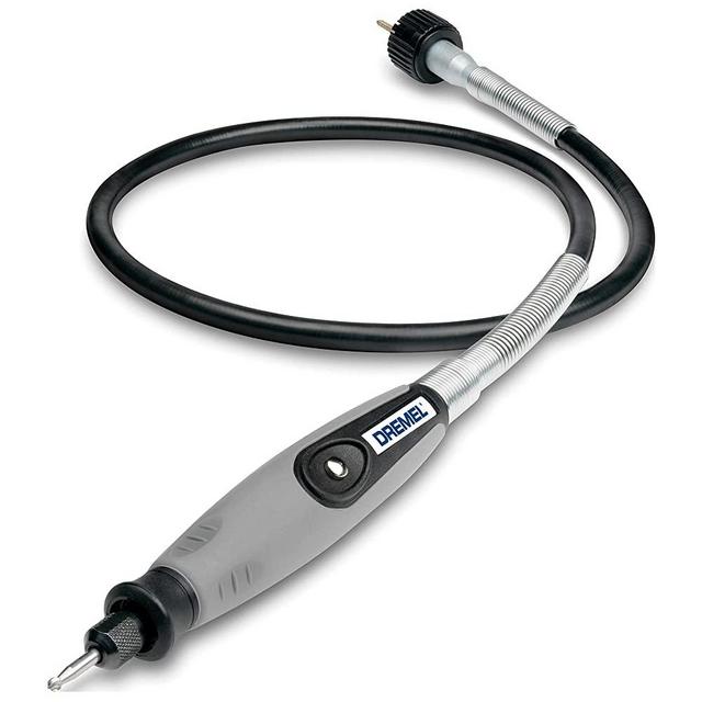 Dremel 225-01- Flex Shaft Rotary Tool Attachment with Comfort Grip and 36” Long Cable - Engraver, Polisher, and Mini Sander- Ideal for Detail Metal Engraving, Wood Carving, and Jewelry Polishing