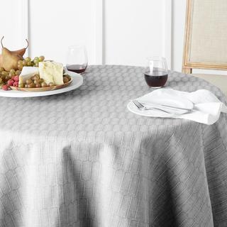 Modern Farmhouse Honeycomb Round Tablecloth
