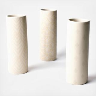 Tube Vases, Set of 3