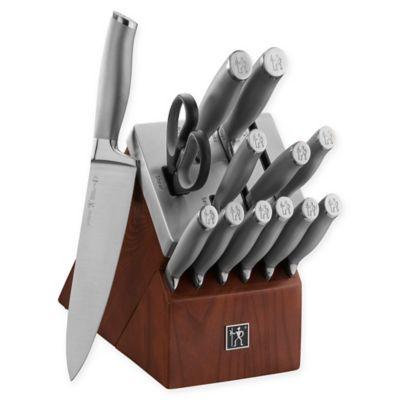 J.A. Henckels International Modernist 14-Piece Self-Sharpening Knife Block Set