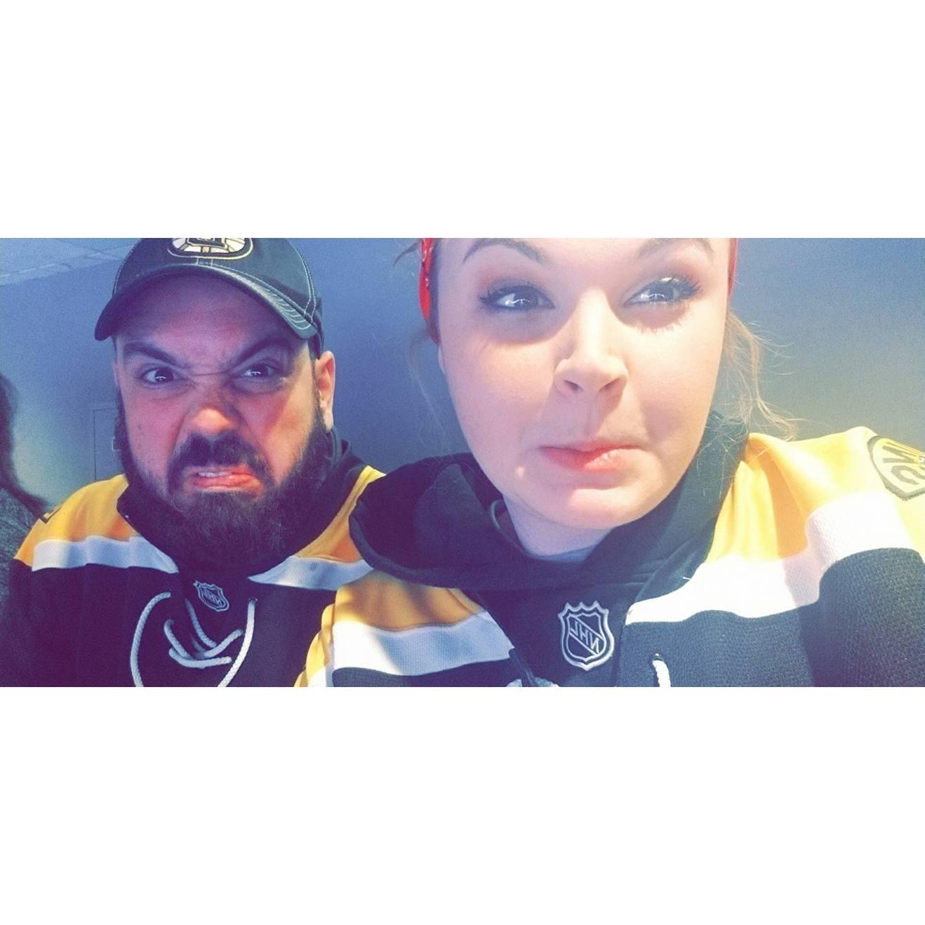 Bruins game at the TD Garden