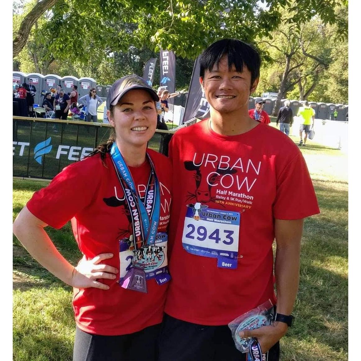 What we thought would be our traditional half marathon. Urban Cow 2019