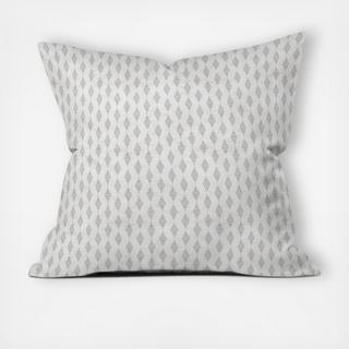 Boho Diamond Throw Pillow
