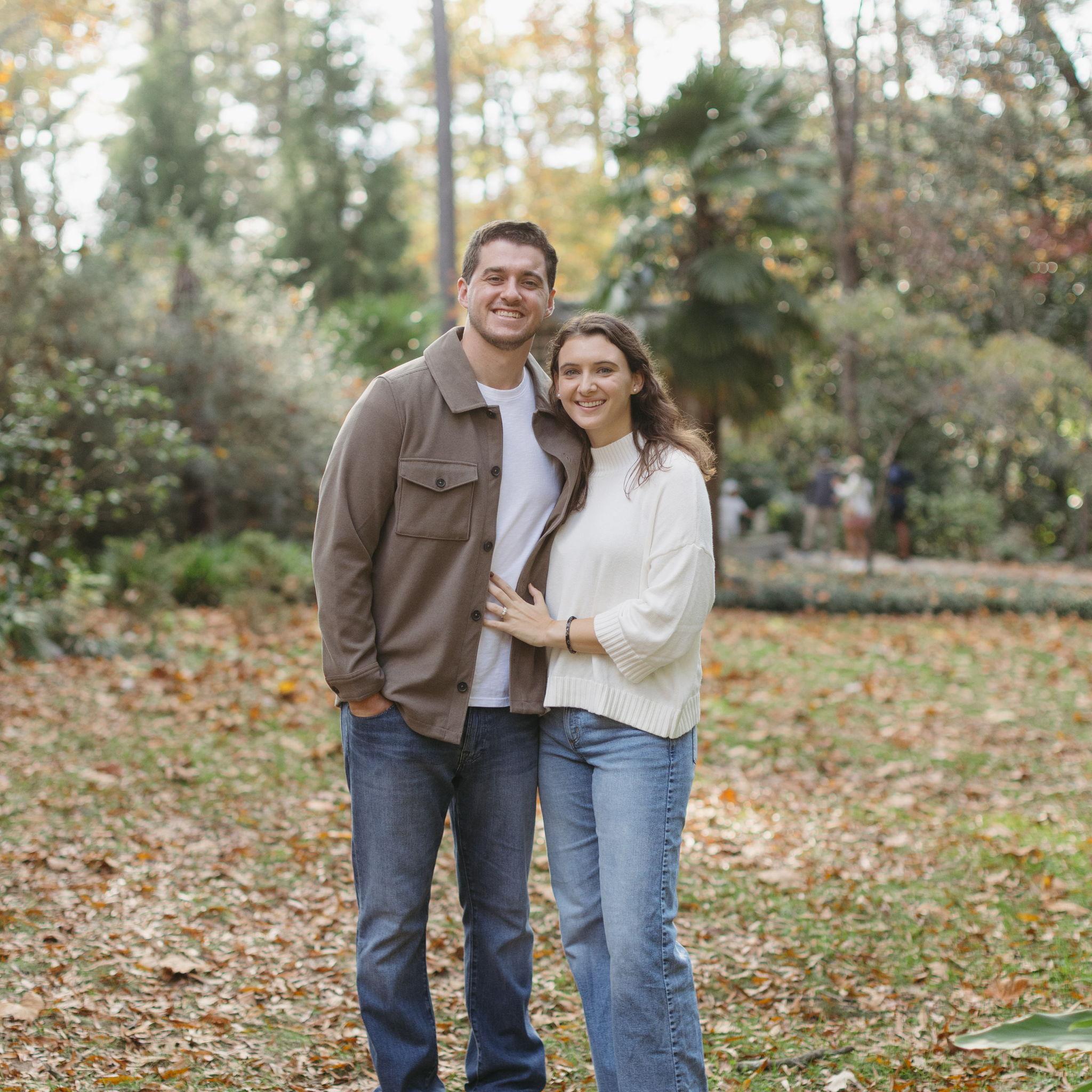 November 2025 - our engagement shoot at Duke Gardens!