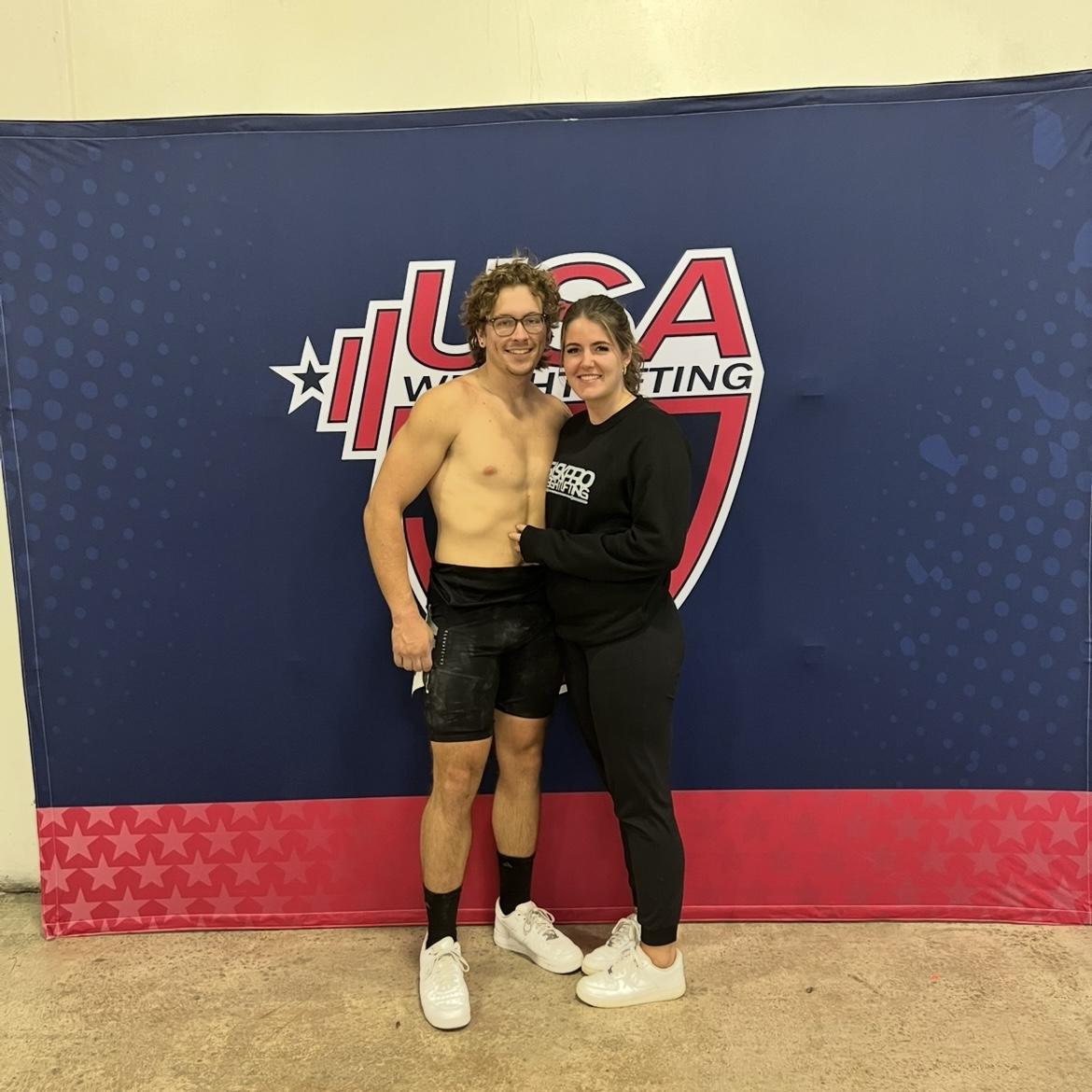 Brett’s Olympic Weighting competition in San Francisco. September 2023