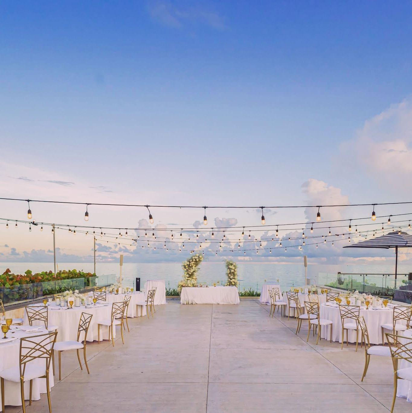 Join us for our reception on the rooftop terrace