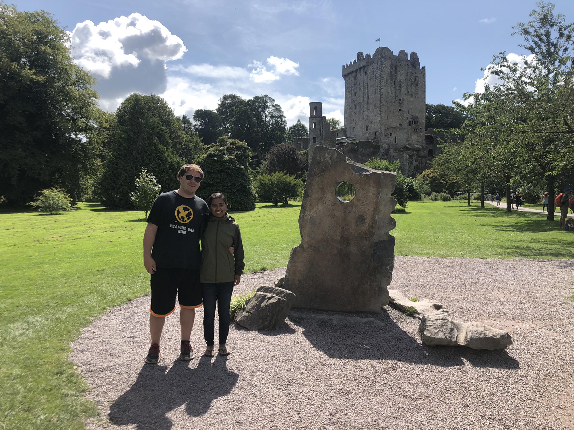 Outside the Blarney Castle near Cork Ireland
