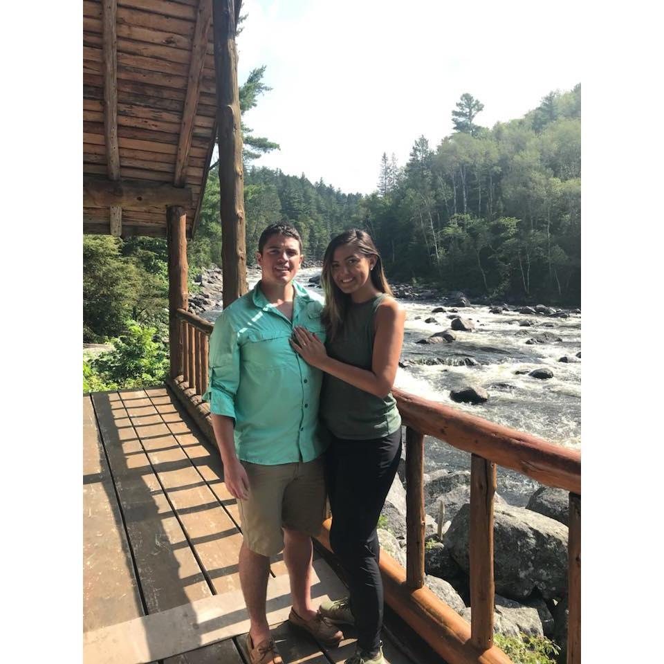 Eric proposed to Elena at "The Lodge" in Quebec, Canada on July 13th, 2018.