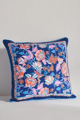 Alexandra Farmer The Flock Indoor/Outdoor Pillow