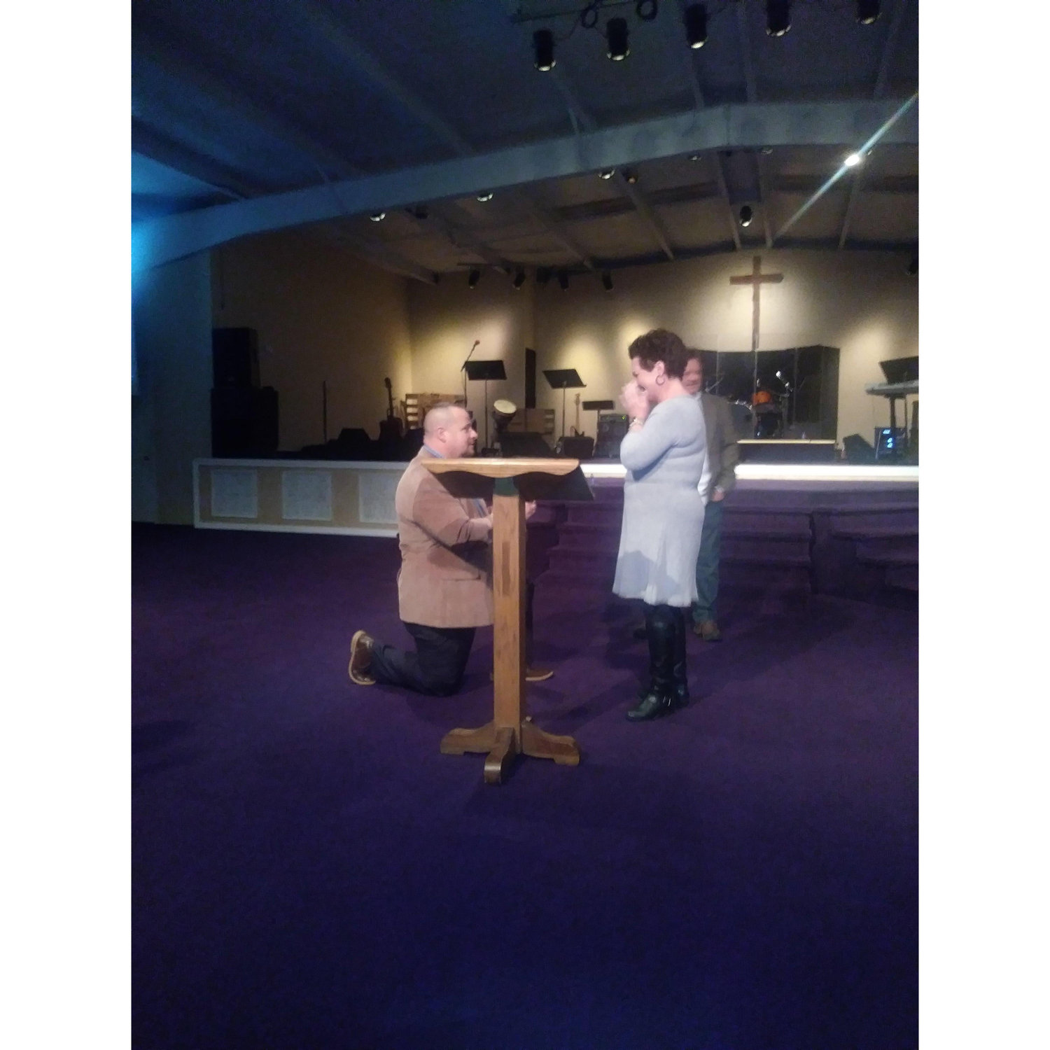 Proposing to my baby.