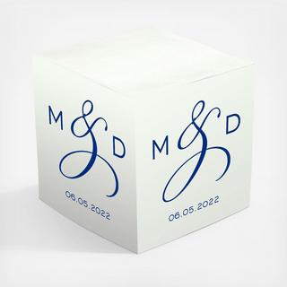 Ampersand Sticky Memo Desk Cube - Personalized