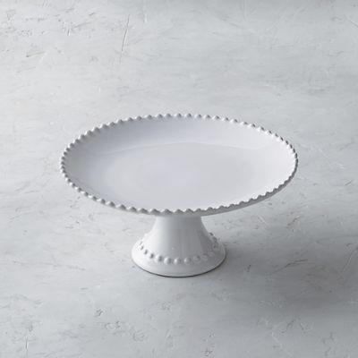 Costa Nova Pearl Cake Stand in White