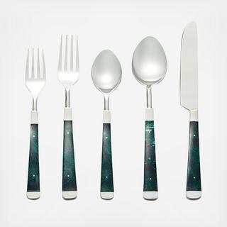 Malachite 5-Piece Flatware Set, Service for 1