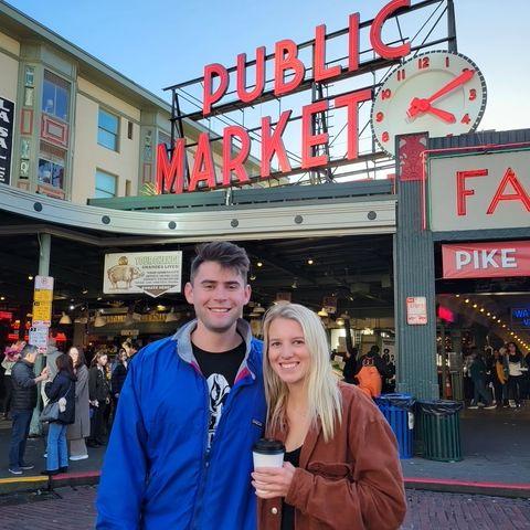 Our first trip together to Seattle! Thanks for hosting us Scott!