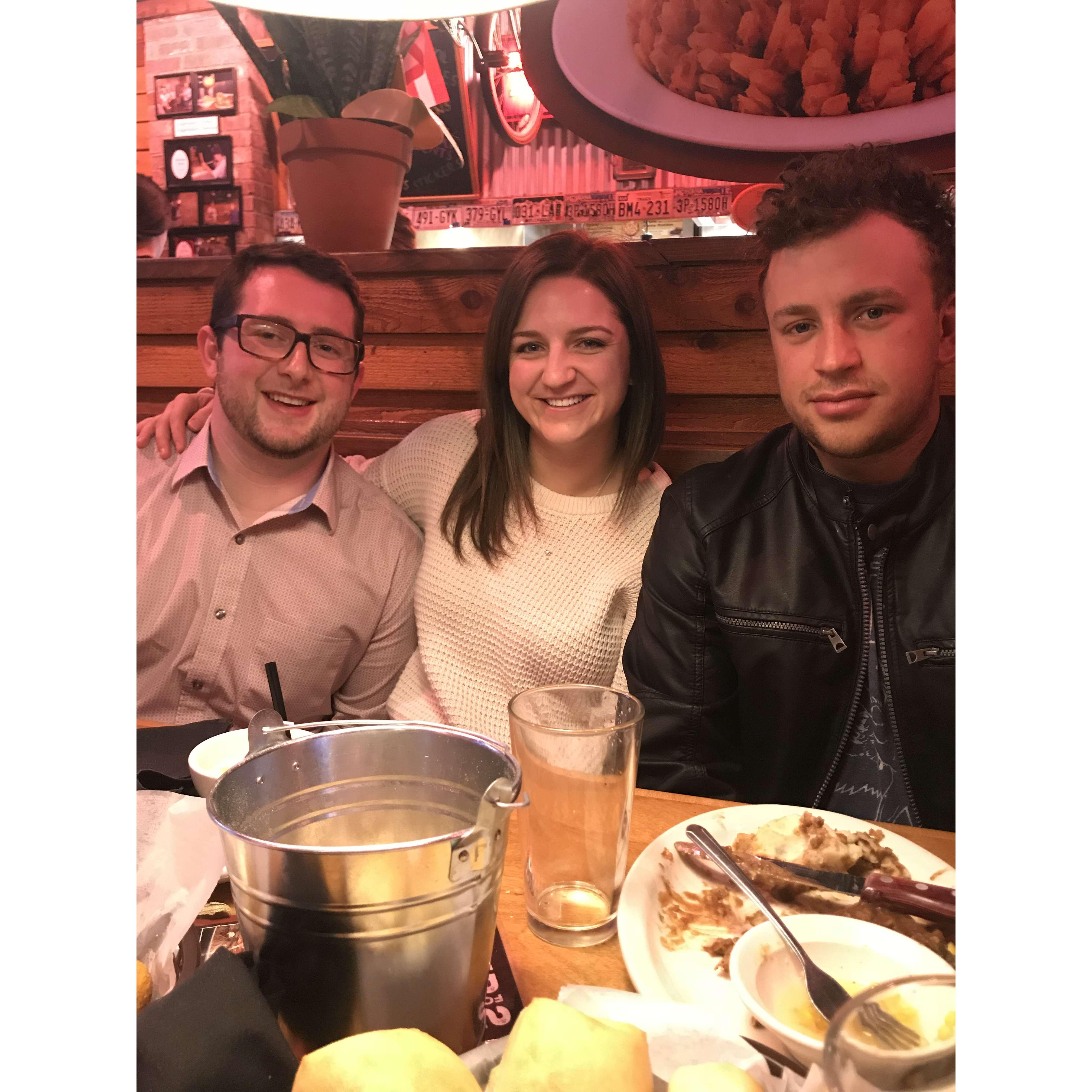 Tommy and Kalee's Birthday dinner, 2018