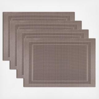 Fete Moderne Border Placemat, Set of 4
