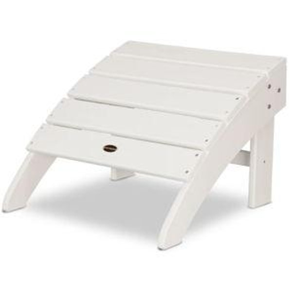 Palm Coast Ottoman - White