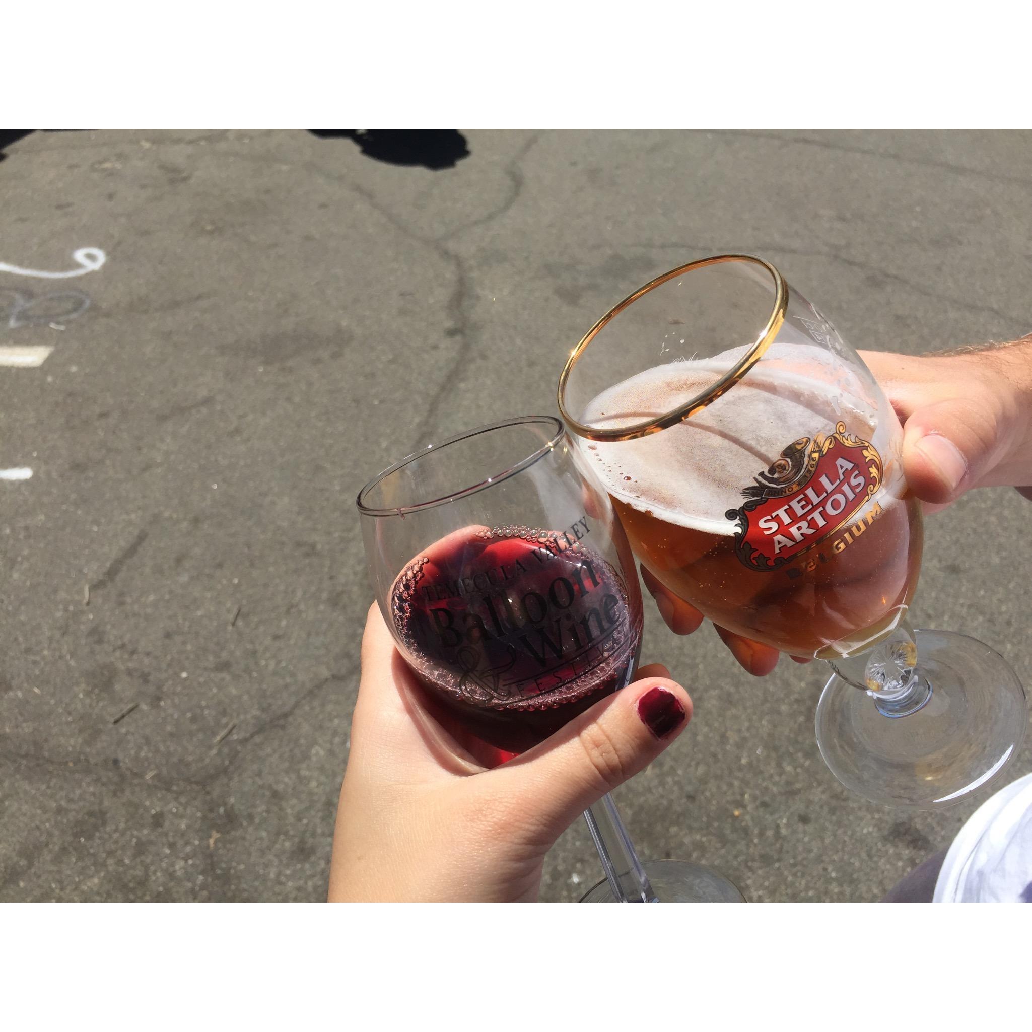 Our First Cheers on our second date