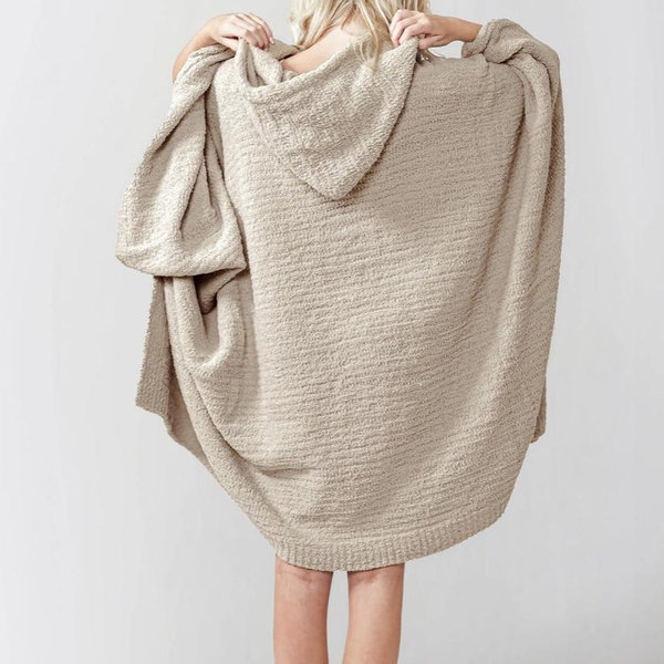 Snug Hooded Wearable Blanket