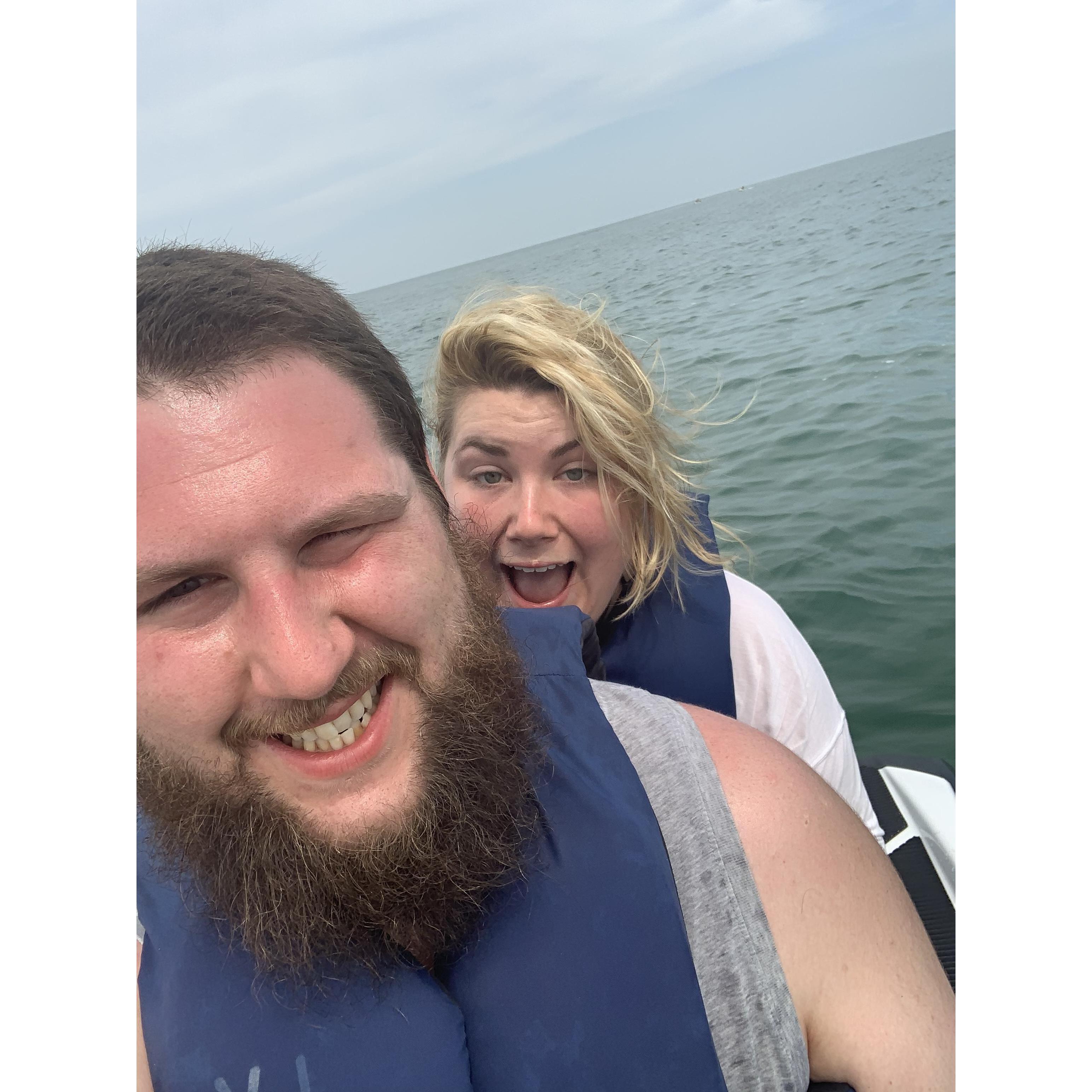 Trying to dump Makenzie in the Gulf of Mexico