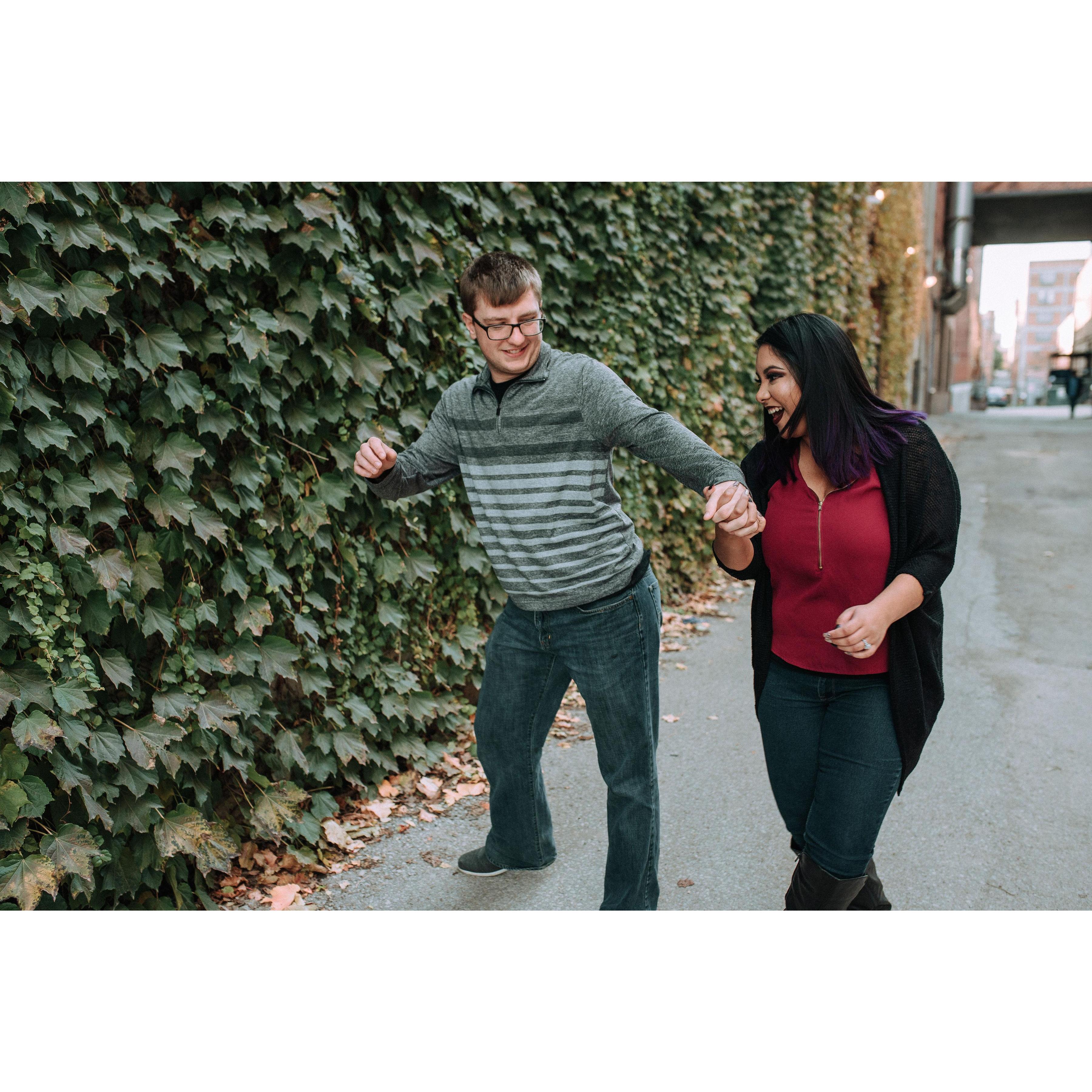 Couldn't miss a chance of being silly! 😊