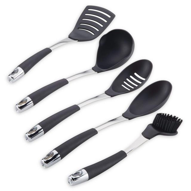 Circulon® Harmony 5-Piece Nylon Kitchen Utensil Set in Black