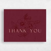 Red Wedding Thank You - Oriabel Landscape