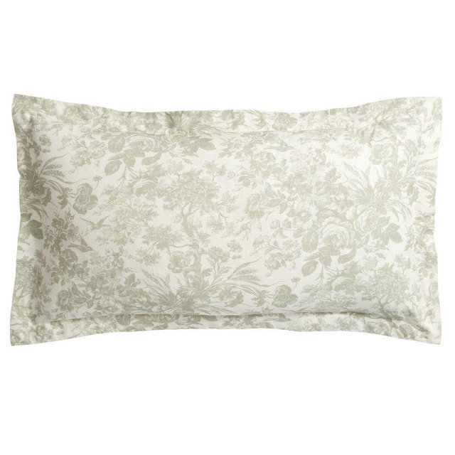 Sorrel Toile Sham, Loden, King, Set of 2