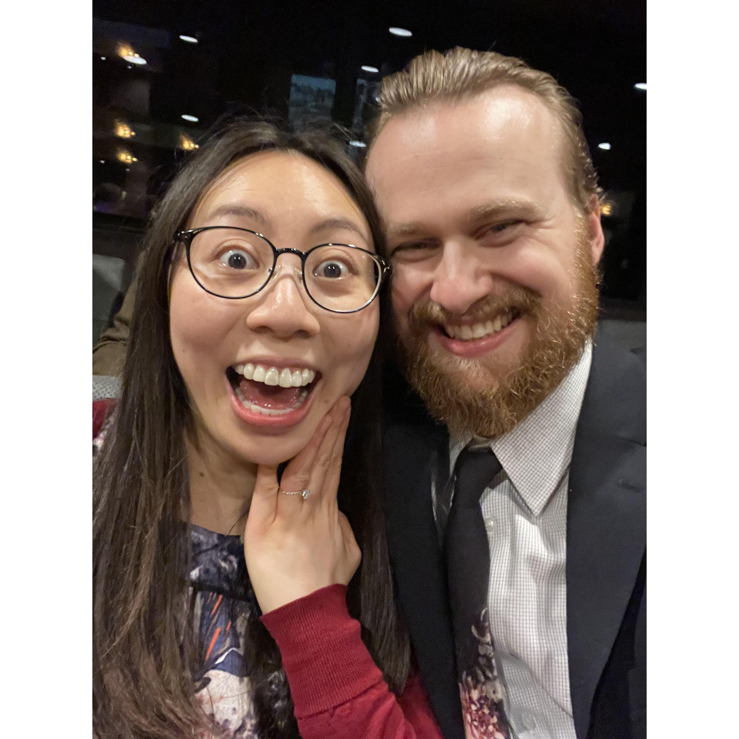 She said yes!