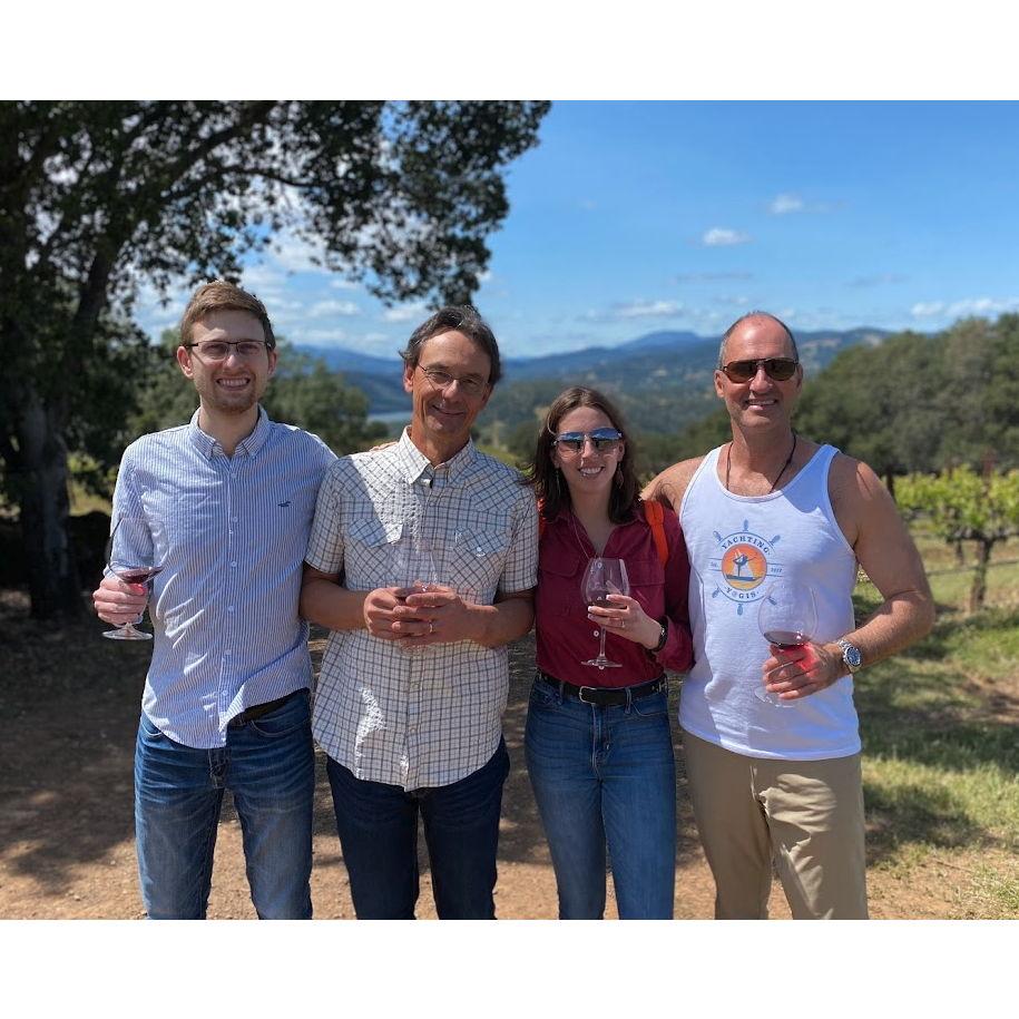 Napa Valley 2022 with Bryce, Gilles, Caroline, and Nyle (Caroline's father).