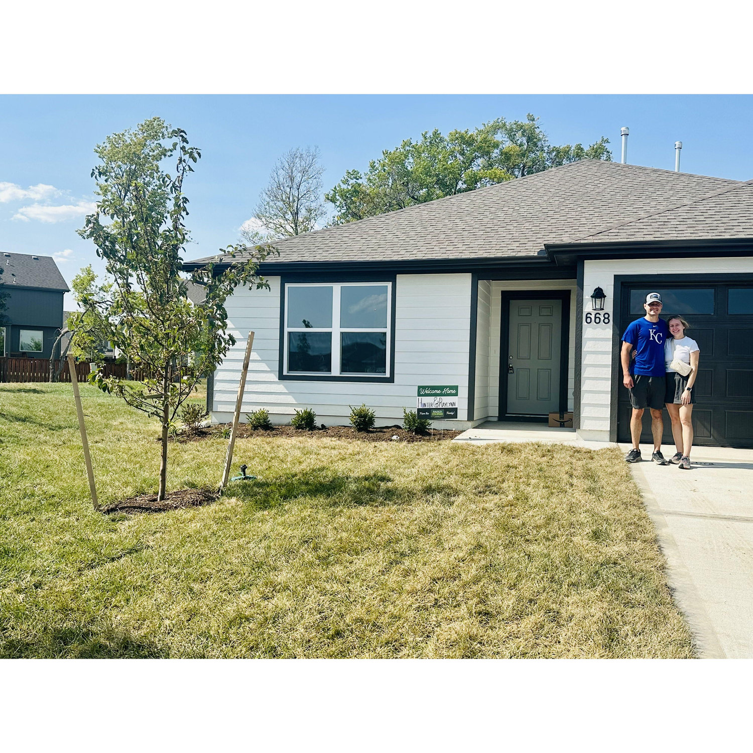 Move in day in our first house together!