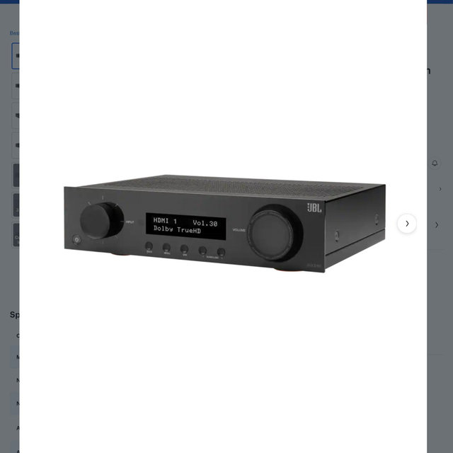 JBL MA310 5.2 Channel (60 Watt x 5) 4K AV Receiver (Black)