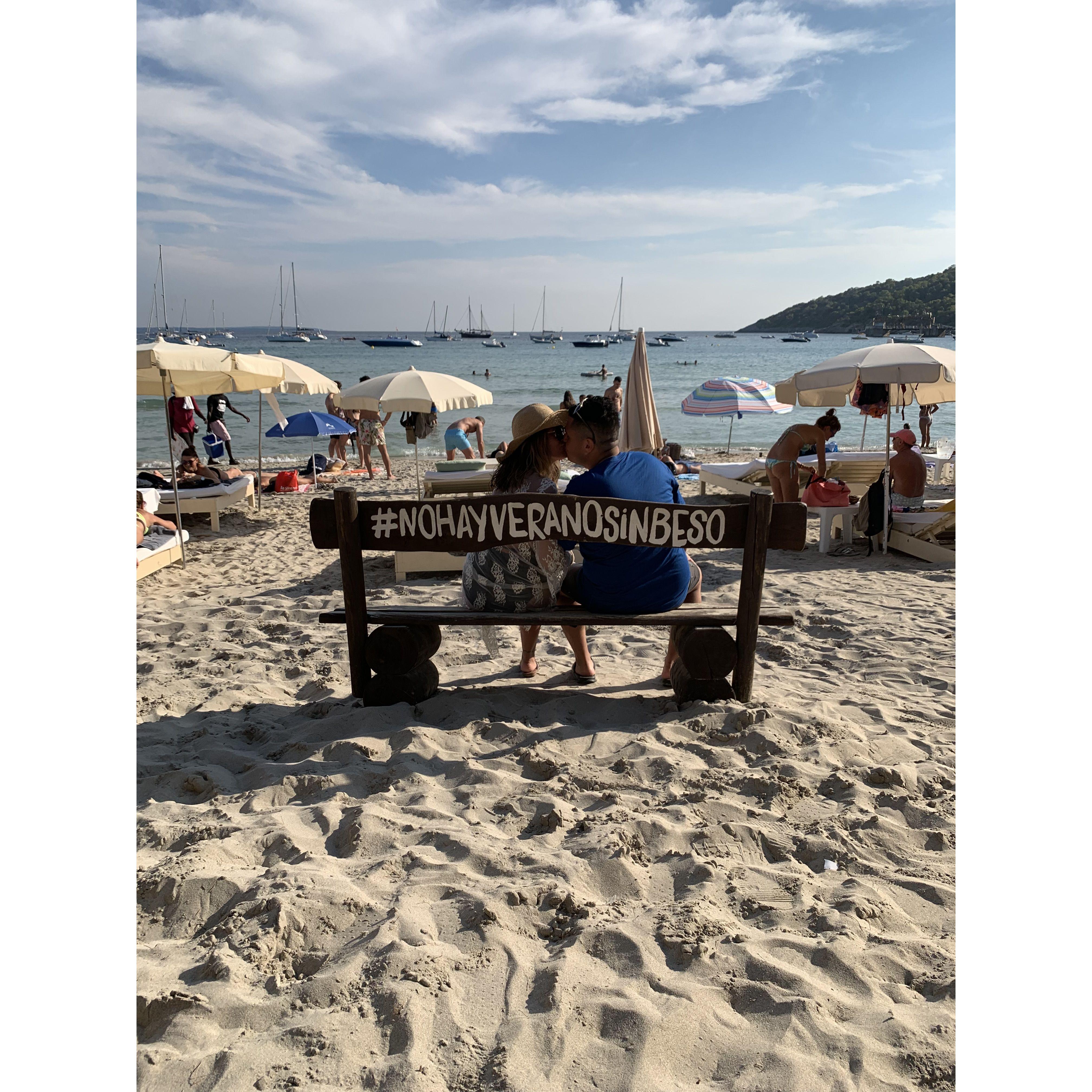 Smooches from Ibiza
