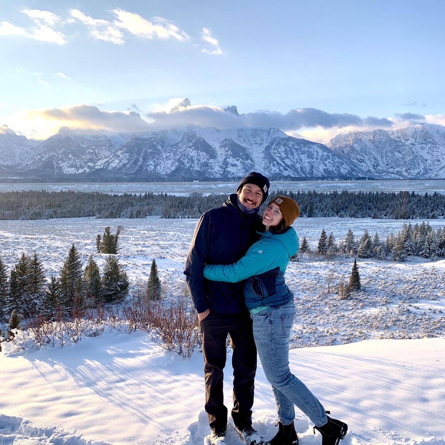 Snowy day in Wyoming, 2020