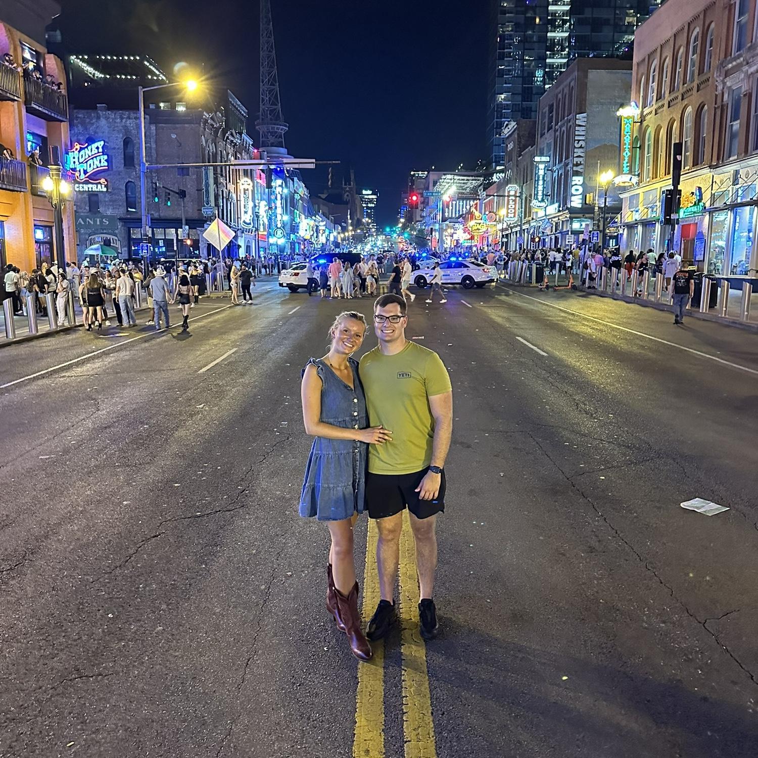 First time in Nashville together - also a group trip amongst our friends!